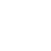 a white outline of a hand on a black background